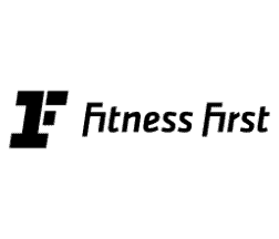 Fitness First logo on a black background