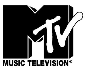 MTV logo on a black background